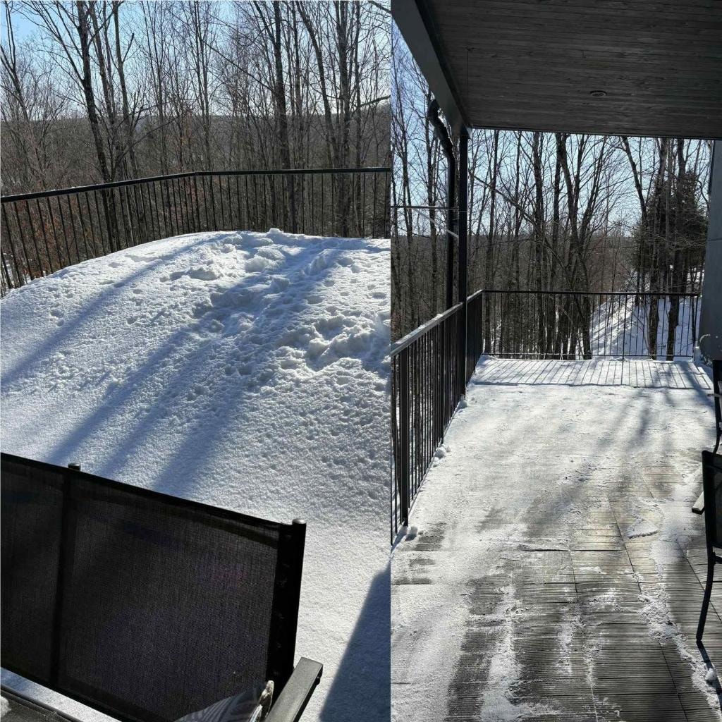 Déneigement — terrasse & balcon